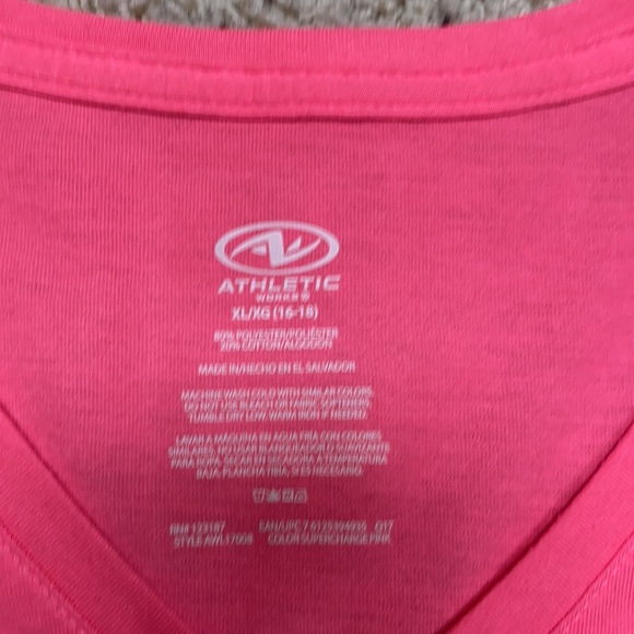 Women’s XL16-18 ATHLETIC cap sleeve Vneck t-shirts - Picture 5 of 6